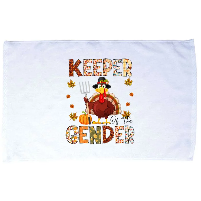 Funny Thanksgiving Turkey Gender Reveal Party Decoration Microfiber Hand Towel