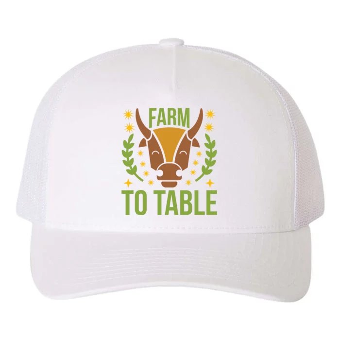 Farm To Table Yupoong Adult 5-Panel Trucker Hat