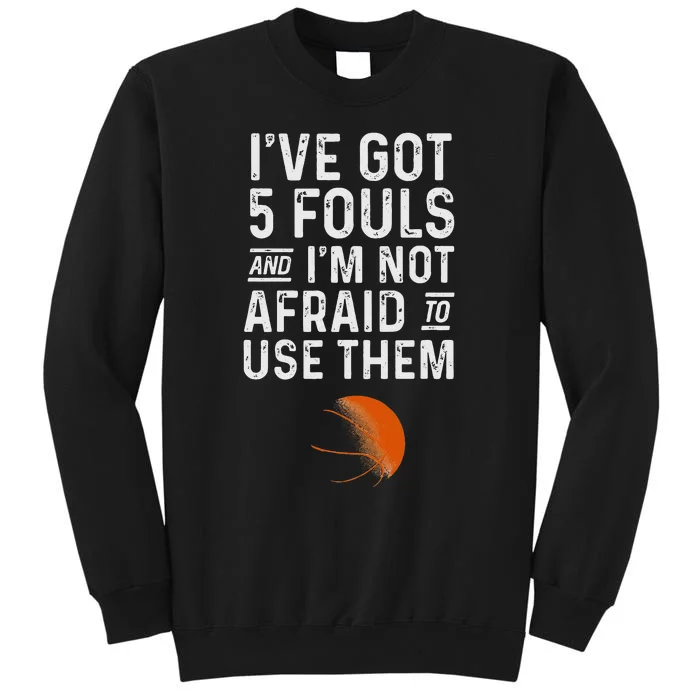 Funny Trash Talking Basketball S Christmas Tall Sweatshirt