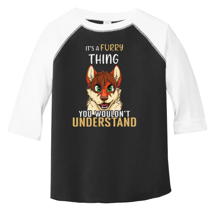 Furry Thing Understand Furry Tail Ear Furry Person Cosplay Toddler Fine Jersey T-Shirt