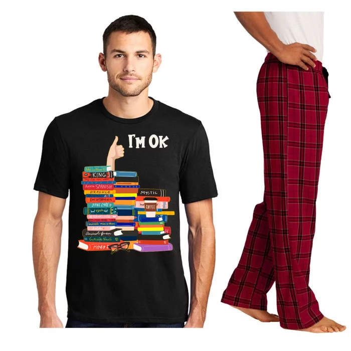 Funny Thumbs Up I'm Ok Book Lover Pajama Set