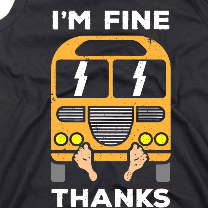 Funny Thrown Under The Bus Tank Top