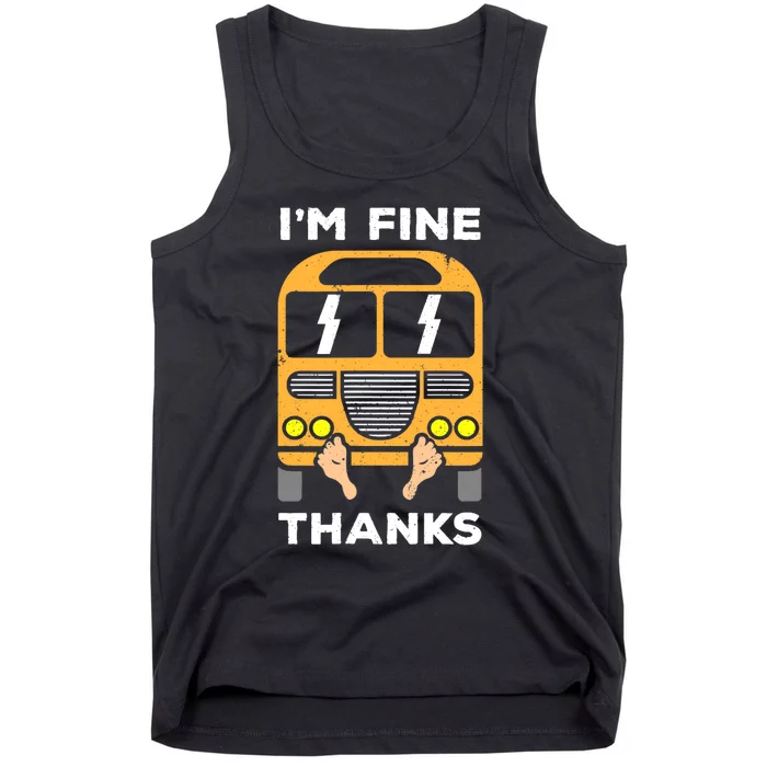 Funny Thrown Under The Bus Tank Top