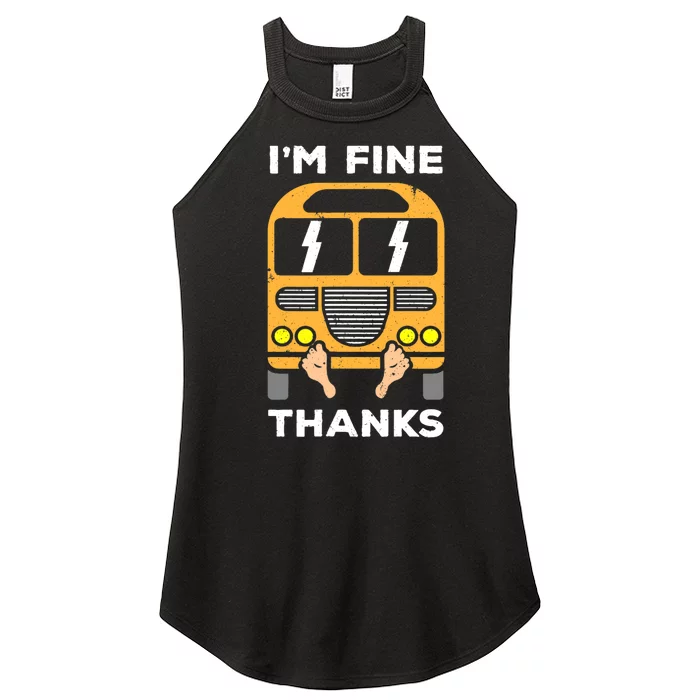 Funny Thrown Under The Bus Women’s Perfect Tri Rocker Tank