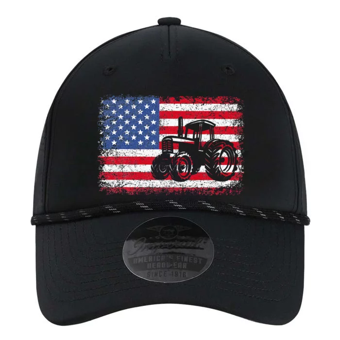 Farm Tractors Usa Flag Patriotic Farming Performance The Dyno Cap