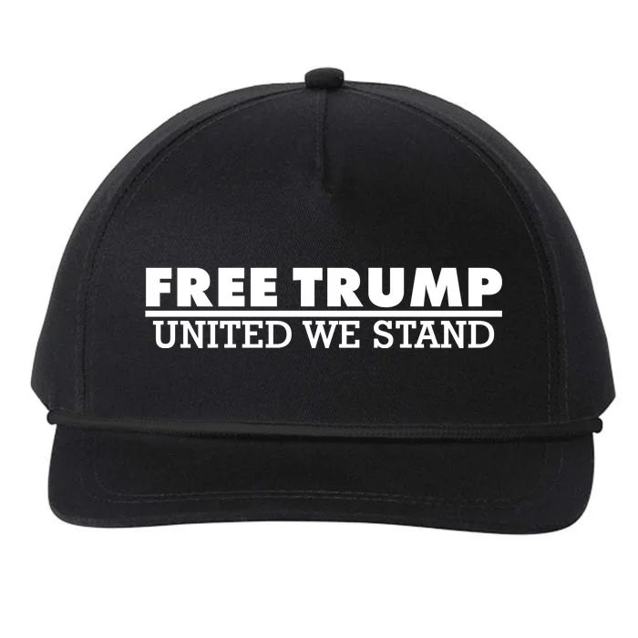 Free Donald Trump United We Stand Supporter Snapback Five-Panel Rope Hat