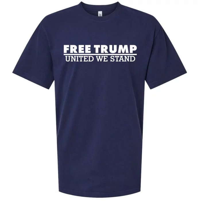 Free Donald Trump United We Stand Supporter Sueded Cloud Jersey T-Shirt