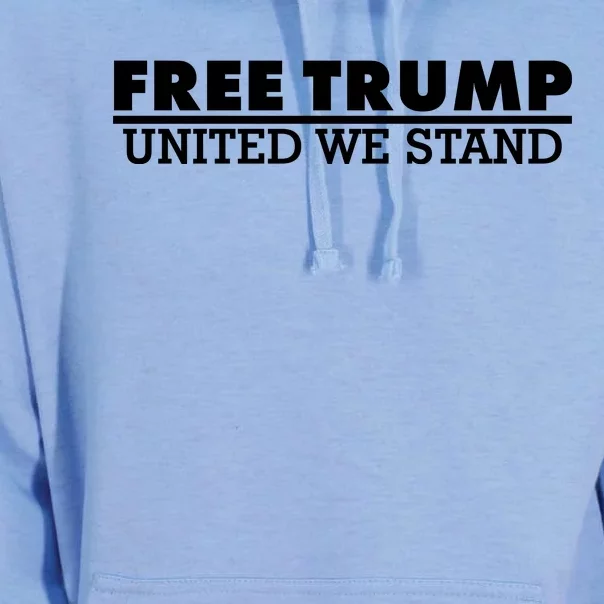 Free Donald Trump United We Stand Supporter Unisex Surf Hoodie