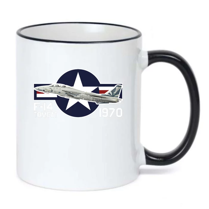 F14 Tomcat USAF 1974 Black Color Changing Mug