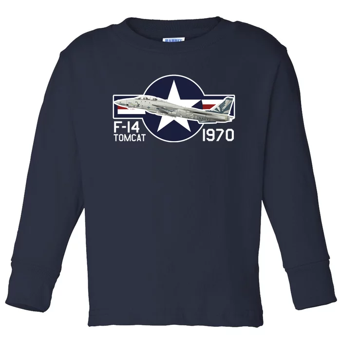 F14 Tomcat USAF 1974 Toddler Long Sleeve Shirt