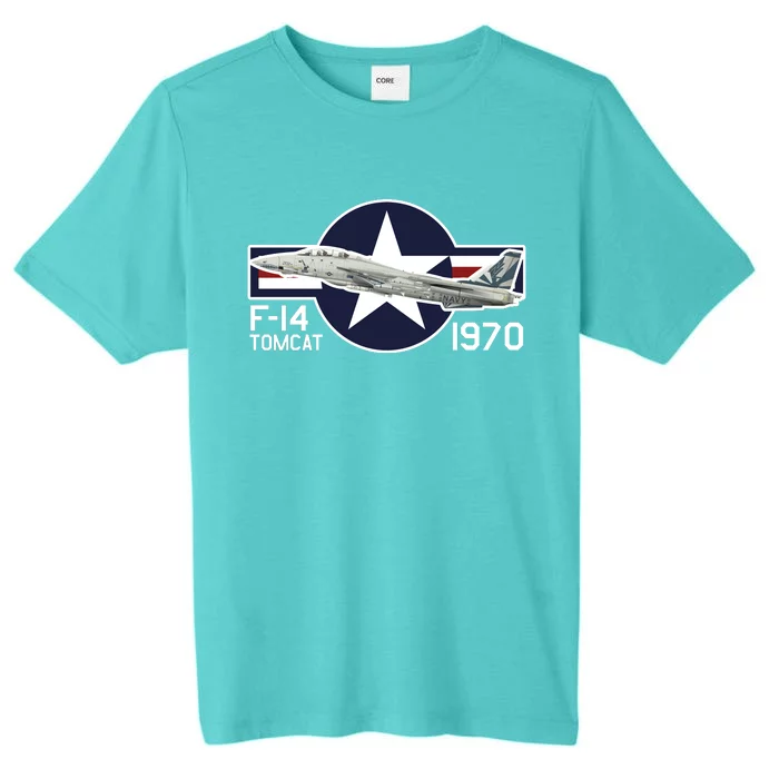 F14 Tomcat USAF 1974 ChromaSoft Performance T-Shirt