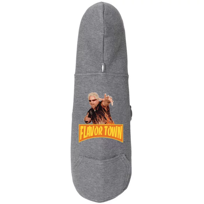 Flavor Town Usa Guy Flerl Doggie 3-End Fleece Hoodie