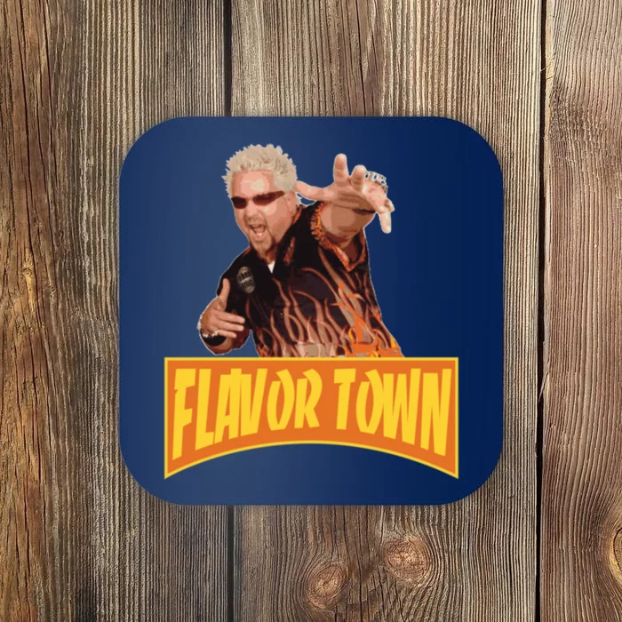 Flavor Town Usa Guy Flerl Coaster