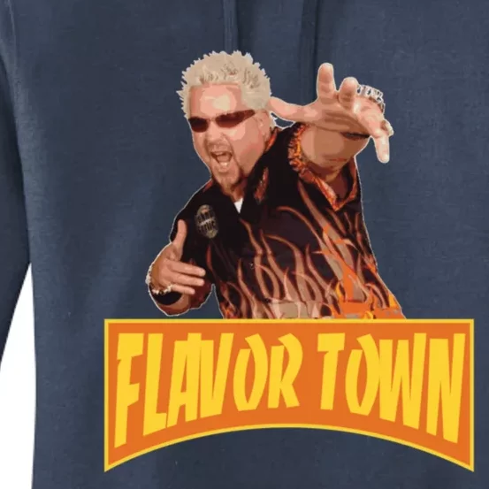 Flavor Town Usa Guy Flerl Women's Pullover Hoodie