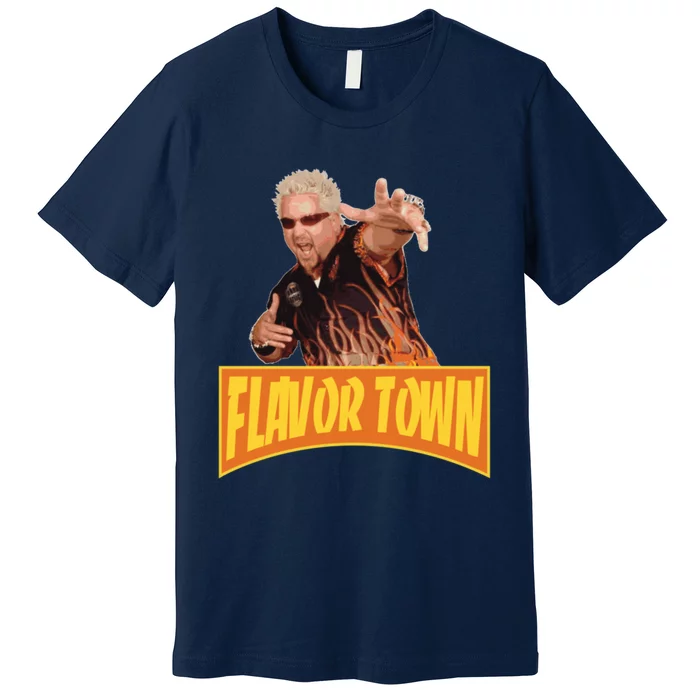 Flavor Town Usa Guy Flerl Premium T-Shirt