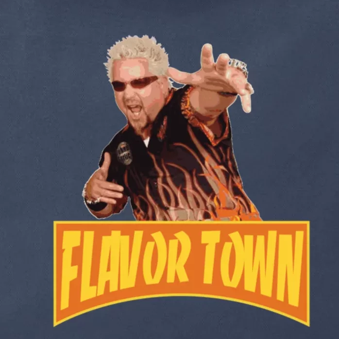 Flavor Town Usa Guy Flerl Zip Tote Bag