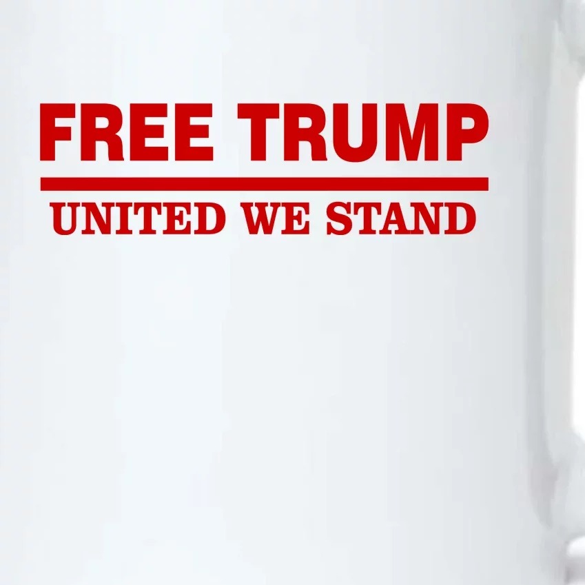 Free Trump United We Stand President Trump Supportive Black Color Changing Mug