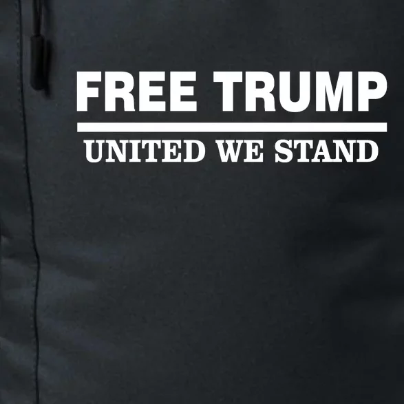 Free Trump United We Stand President Trump Supportive Daily Commute Backpack