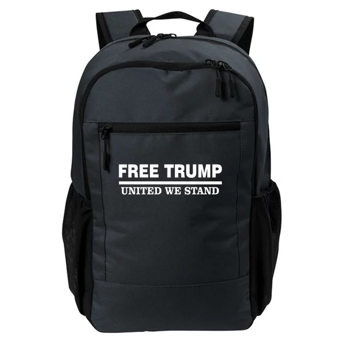 Free Trump United We Stand President Trump Supportive Daily Commute Backpack