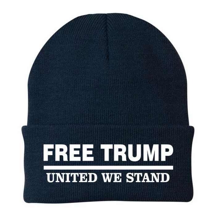 Free Trump United We Stand President Trump Supportive Knit Cap Winter Beanie