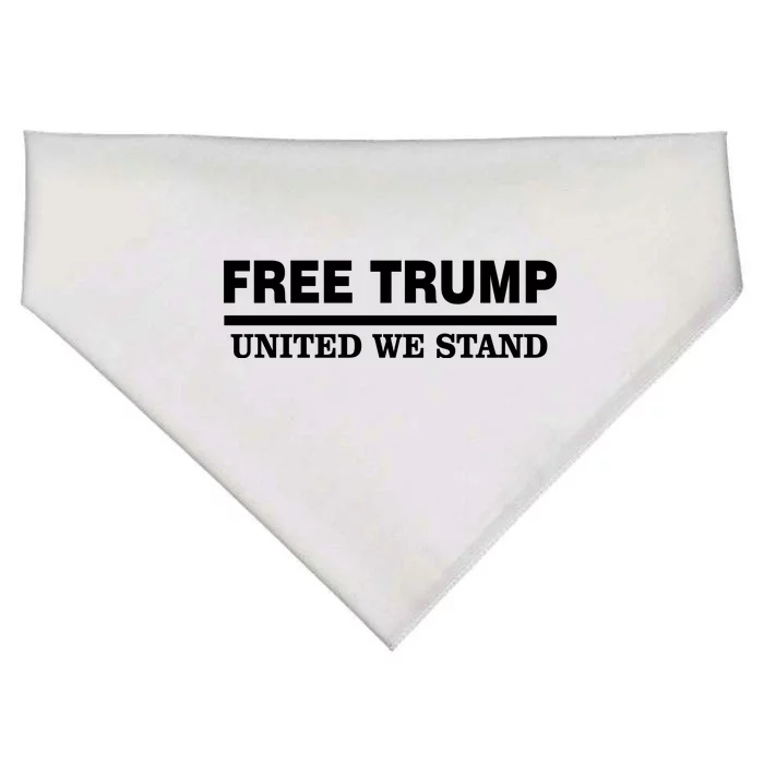 Free Trump United We Stand USA-Made Doggie Bandana