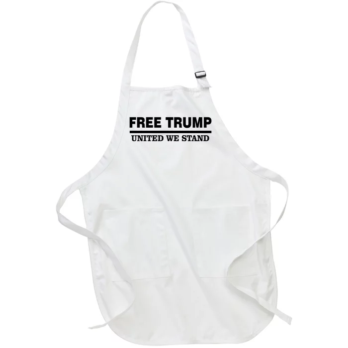 Free Trump United We Stand Full-Length Apron With Pocket