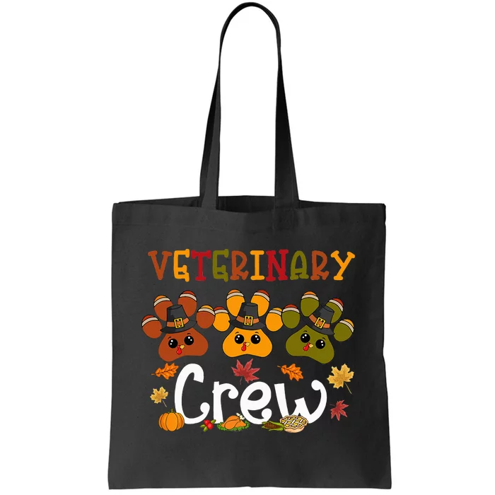 Funny Thanksgiving Veterinary Crew Turkeys Tote Bag