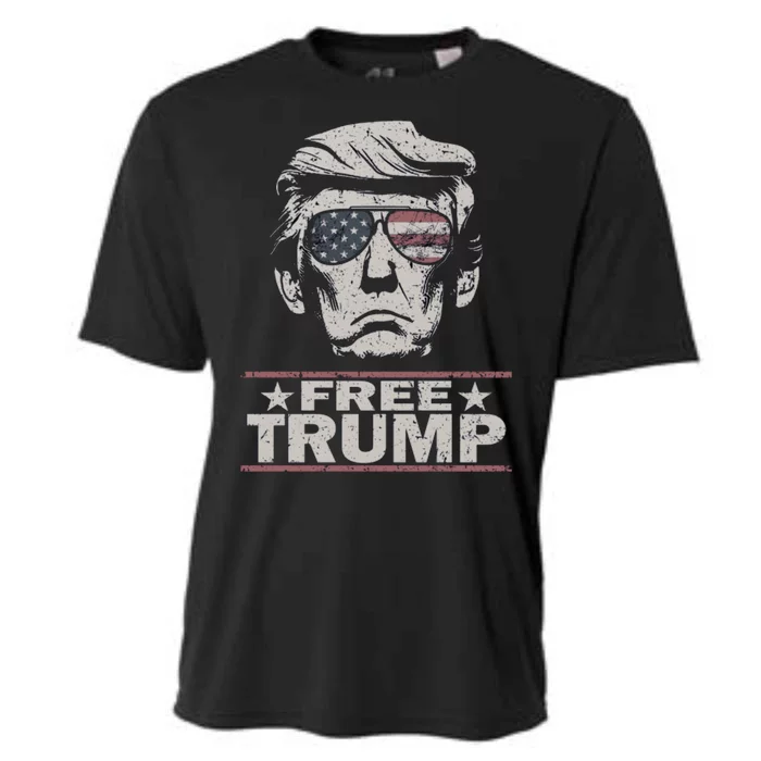 Free Trump Vintage Pro Donald Cooling Performance Crew T-Shirt