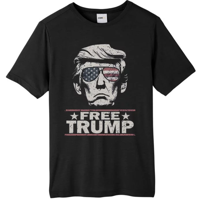 Free Trump Vintage Pro Donald ChromaSoft Performance T-Shirt