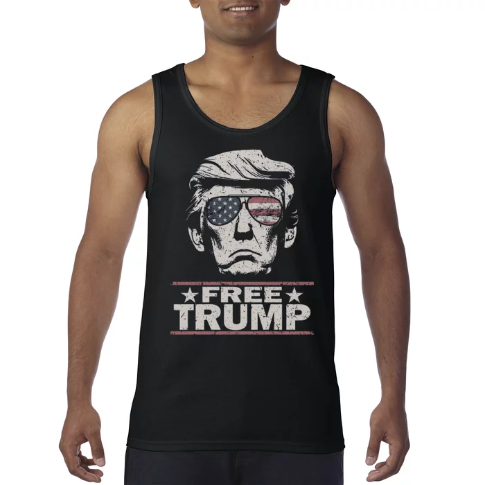 Free Trump Vintage Pro Donald Tank Top