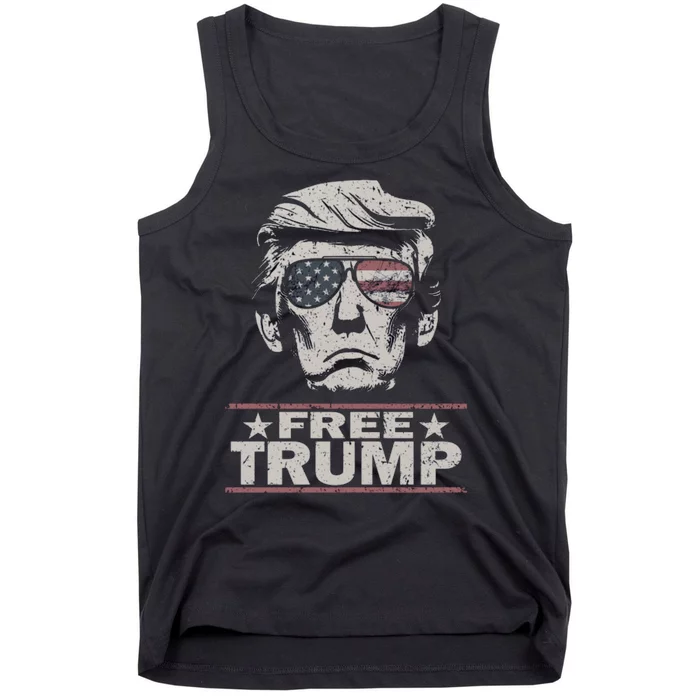 Free Trump Vintage Pro Donald Tank Top