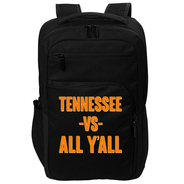 Funny Tennessee VS All Y'all Impact Tech Backpack