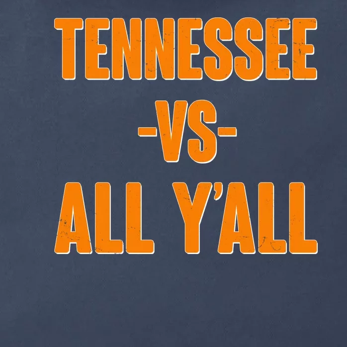 Funny Tennessee VS All Y'all Zip Tote Bag