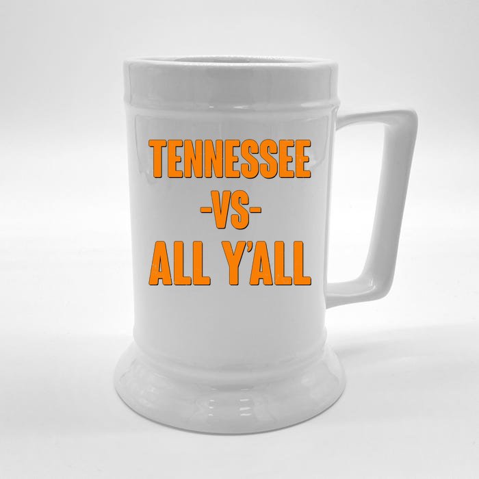 Funny Tennessee VS All Y'all Front & Back Beer Stein