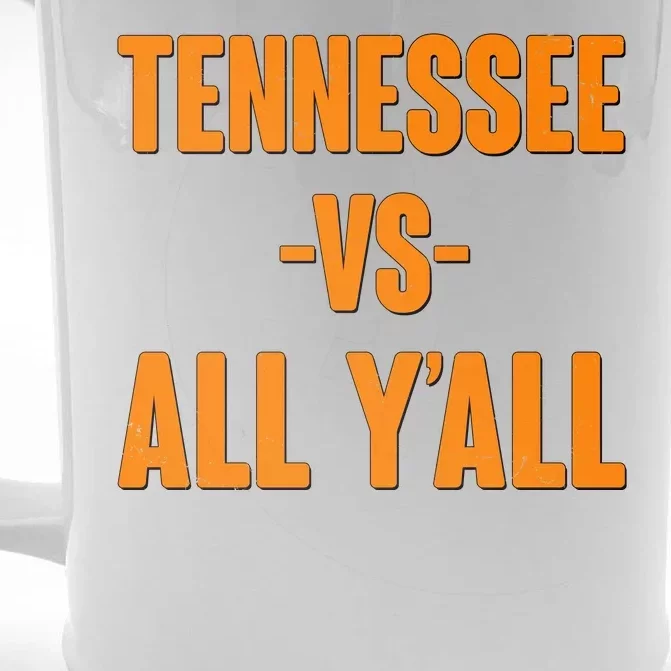 Funny Tennessee VS All Y'all Front & Back Beer Stein