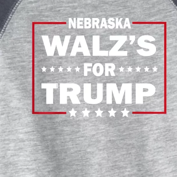 Funny Trump Vance WalzS For Trump Nebraska Toddler Fine Jersey T-Shirt