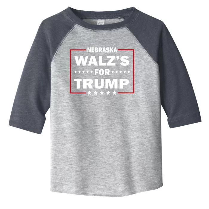 Funny Trump Vance WalzS For Trump Nebraska Toddler Fine Jersey T-Shirt