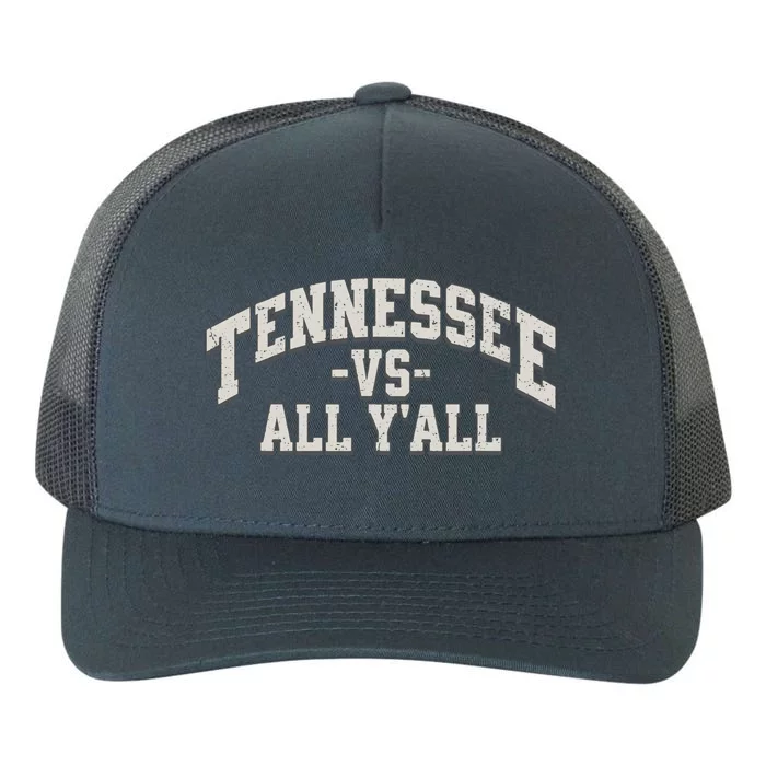 Funny Tennessee Vs All Yall Knoxville TN Orange Gift Yupoong Adult 5-Panel Trucker Hat