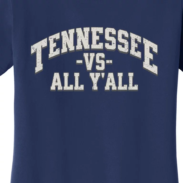 Funny Tennessee Vs All Yall Knoxville TN Orange Gift Women's T-Shirt