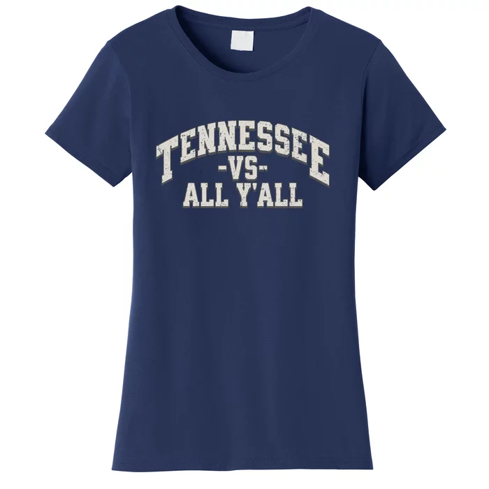 Funny Tennessee Vs All Yall Knoxville TN Orange Gift Women's T-Shirt