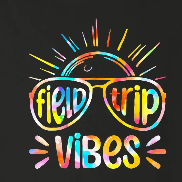 Field Trip Vibes Sunglasses Tie Dye Field Day Teachers Toddler Long Sleeve Shirt