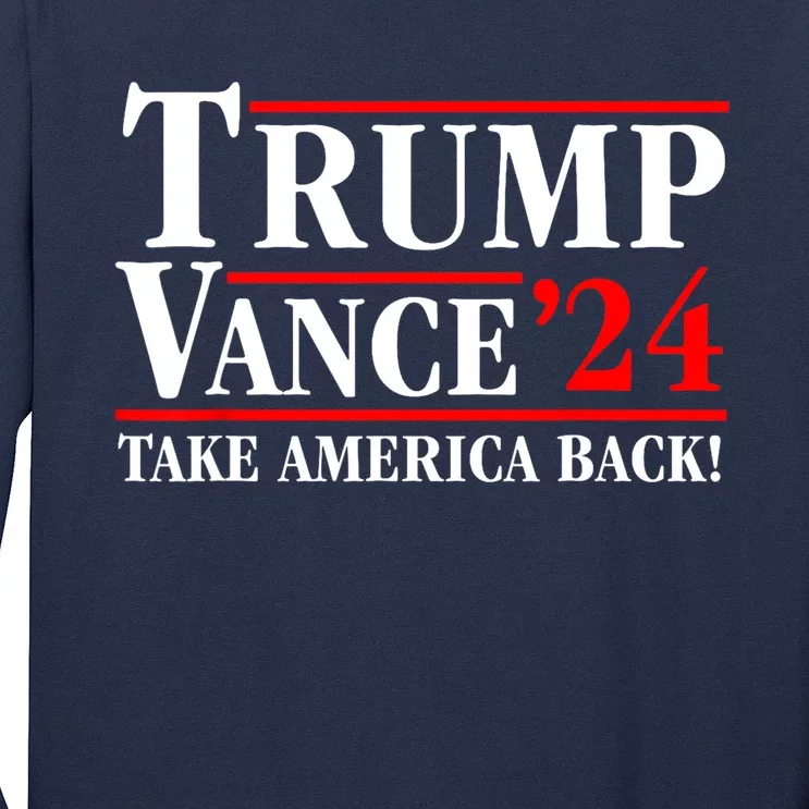 Funny Trump Vance 2024 Vice President Vp Gift Long Sleeve Shirt