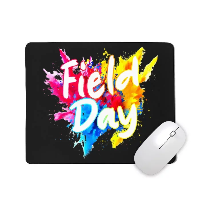 Field Trip Vibes Field Day Fun Day Colorful Teacher Student Mousepad