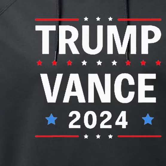 Funny Trump Vance 2024 Vice President America Vote Performance Fleece Hoodie