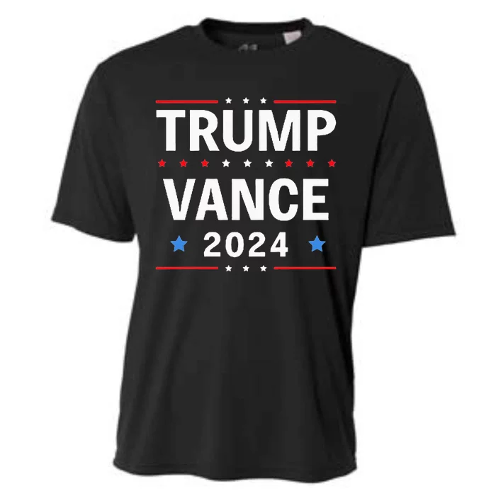 Funny Trump Vance 2024 Vice President America Vote Cooling Performance Crew T-Shirt