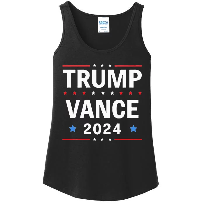 Funny Trump Vance 2024 Vice President America Vote Ladies Essential Tank