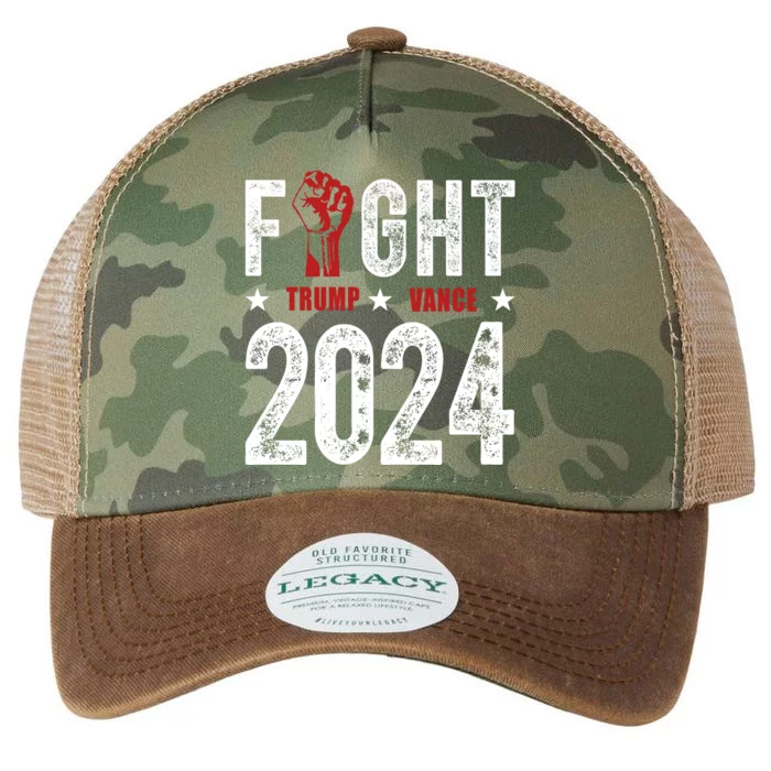 Fight Trump Vance 2024 Republican Legacy Tie Dye Trucker Hat