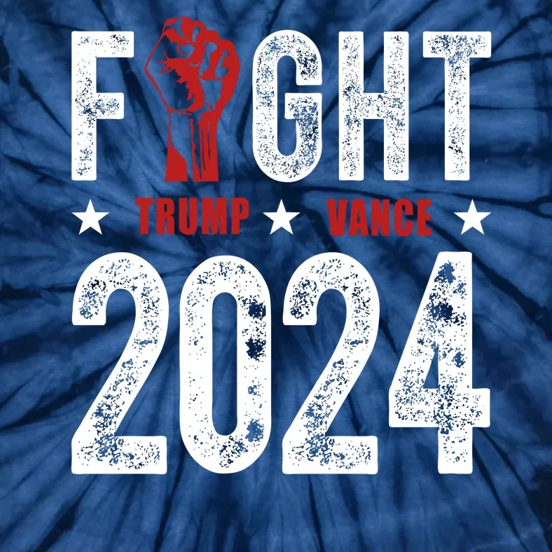 Fight Trump Vance 2024 Republican Tie-Dye T-Shirt