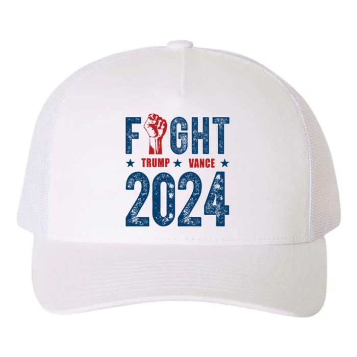 Fight Trump Vance 2024 Republican Yupoong Adult 5-Panel Trucker Hat