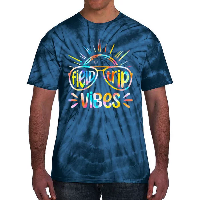 Field Trip Vibes Sunglasses Tie Dye Field Day Teachers Tie-Dye T-Shirt